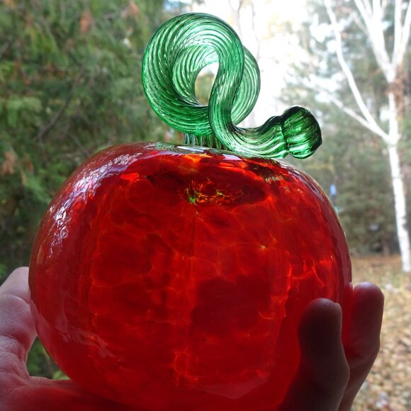 Vintage Glass Pumpkin - Picture 4 of 11